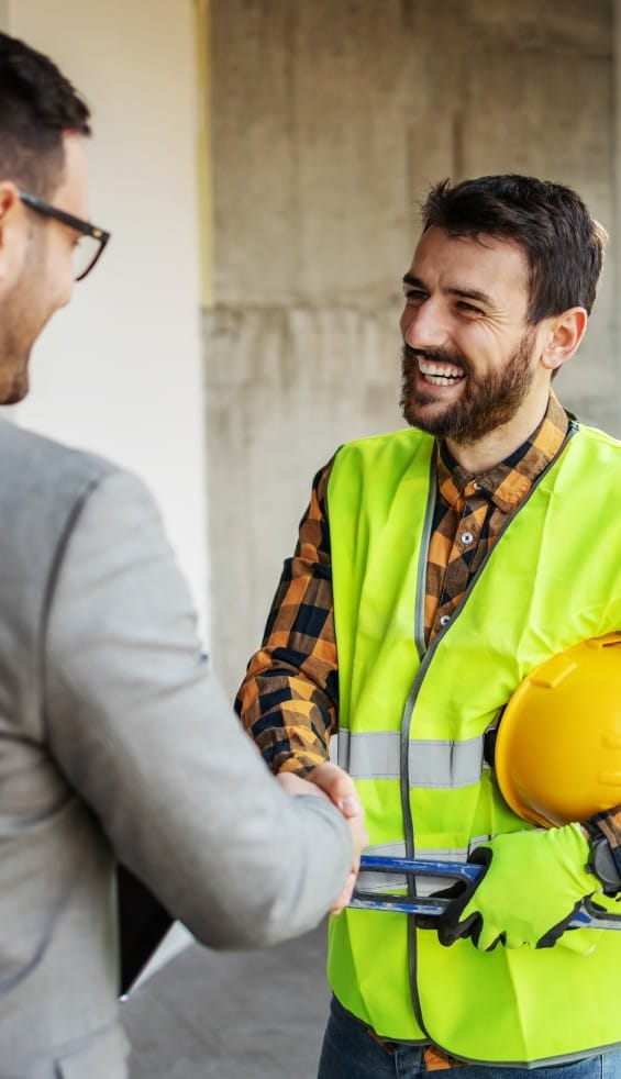 CONTACT - mannen schudden handen